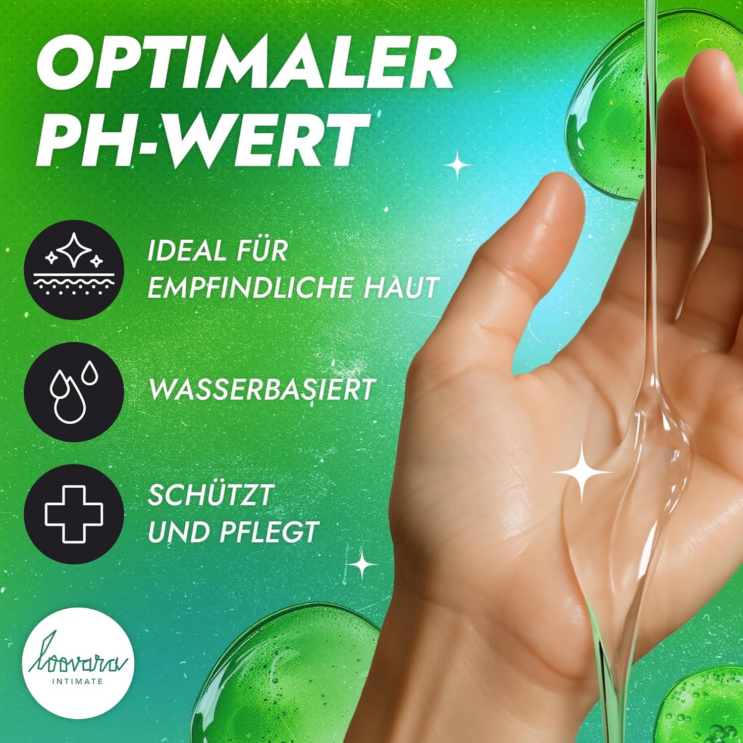 Penisvergrößerung & Pflege – LOOVARA Olé Olé Aloe Lubricant 250 ml - pH-Optimised Water-based Lubricant with Aloe Vera, Adapted to Intimate Flora, Dermatologically Tested, Vegan – Bild 4
