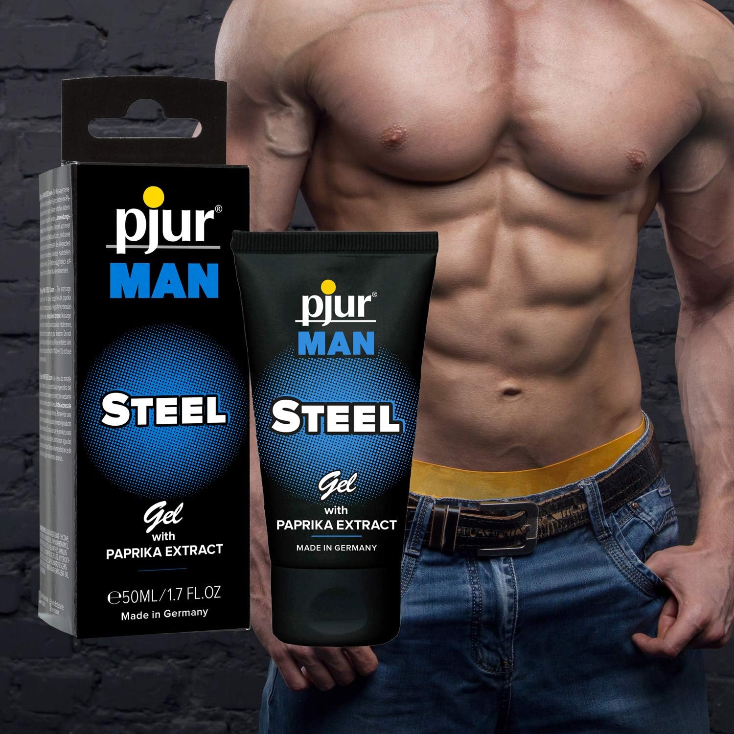 Penisvergrößerung & Pflege – Pjur 50 ml Man Steel Gel Tube – Bild 5